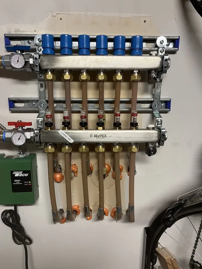 Plumber performing Leak Detection at a residential property in Durham